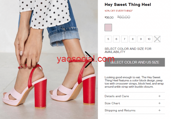 how to write a good product description that sells - nasty gal fun loving girlfriend tone
