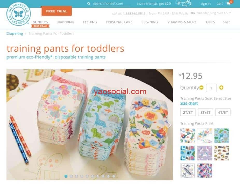 Training Pants Disposable Training Pants For Toddlers The Honest Company