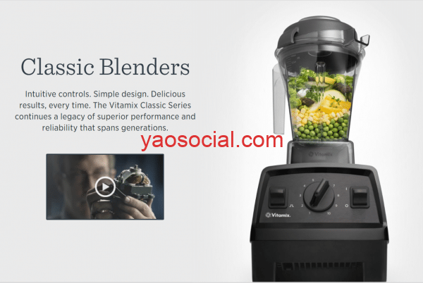 how to write a good product description that sells - vitamix classic blender use good images